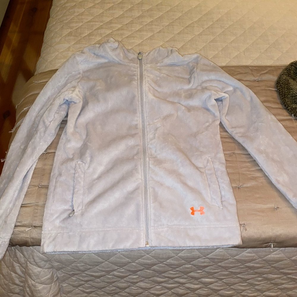 Full zip fuzzy jacket